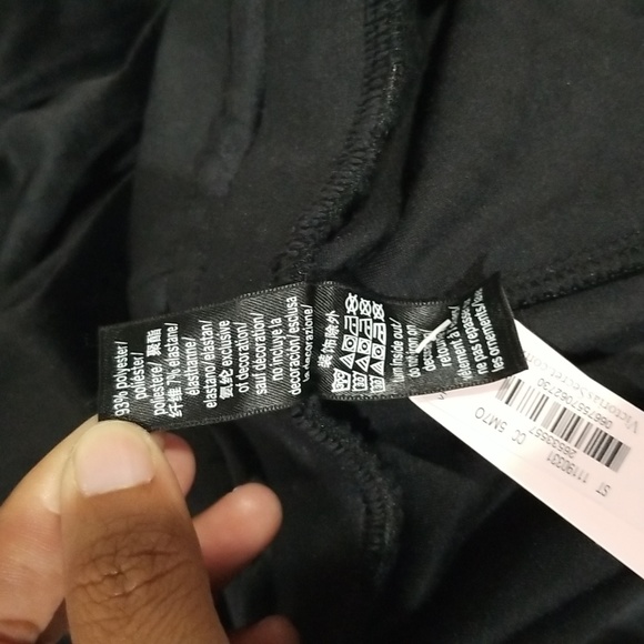 Victoria's Secret Women's Sweatpants Joggers Size L in Black Velvet - Picture 3 of 7